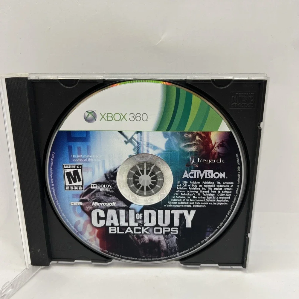 Call of Duty: Black Ops (Microsoft Xbox 360, 2010) Disc Only - TESTED